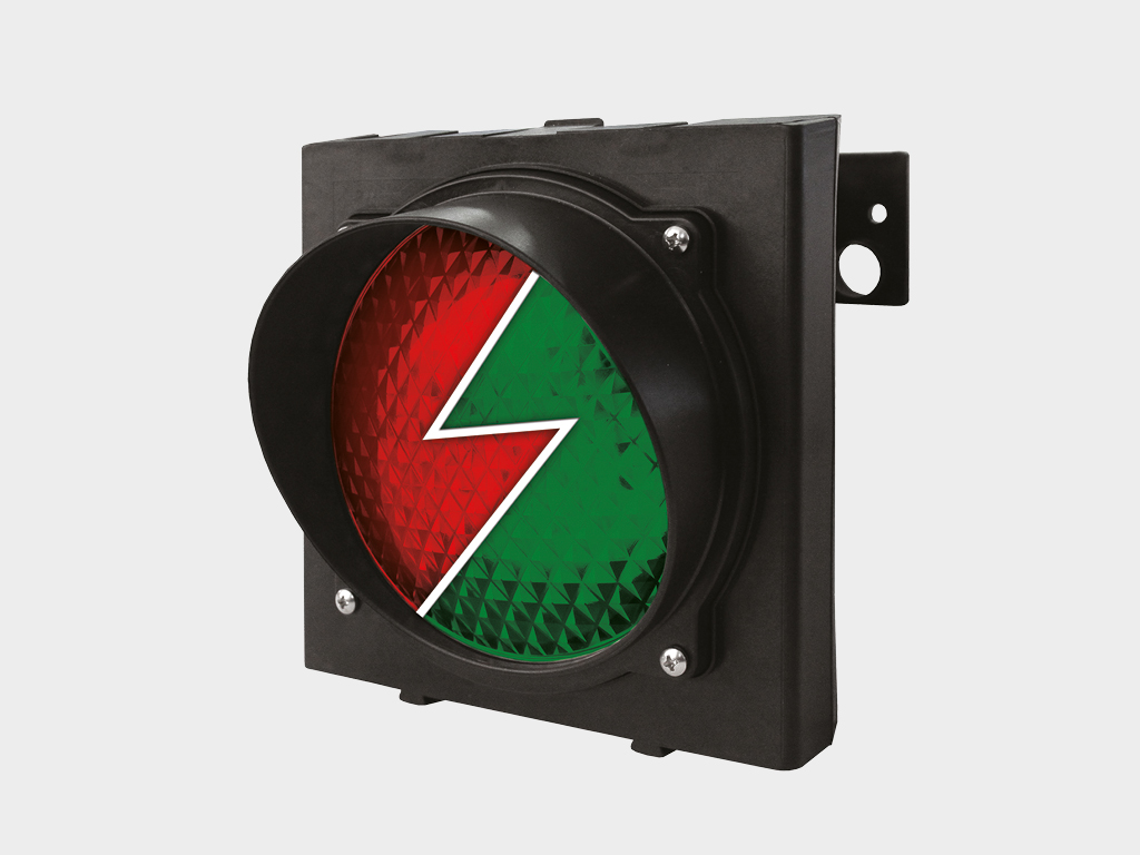 Traffic lights Traffic-light-LED. Help manage safe traffic of trucks and forklifts during departures/entries and loading operations. Can be connected to control units of  DCUT-2, DCUT-3 series.